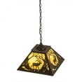 thumbnail image 7 of 16'Sq Elk At Dawn Pendant, Timeless Bronze/Silver Mica - 73915, 7 of 7