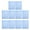 Color:Blue, variant on 10Pcs Legal Size Envelopes with String Closure Expandable File Pouches Top Load File Folder Document Organizers Bag
