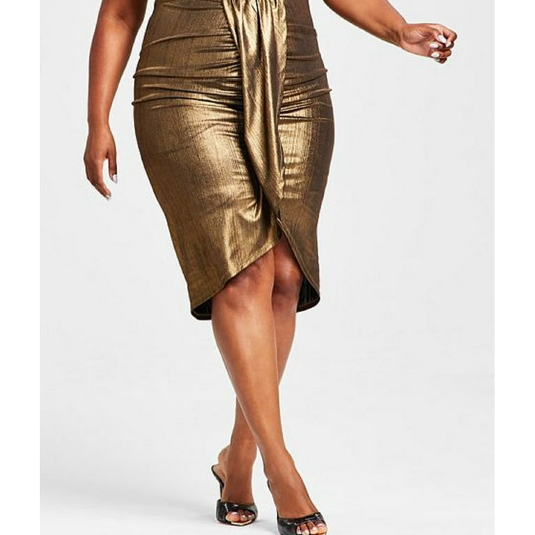 Parker metallic dress deals