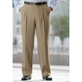thumbnail image 6 of KingSize Men's Big & Tall No Hassle Classic Fit Expandable Waist Double-Pleat Dress Pants, 6 of 6