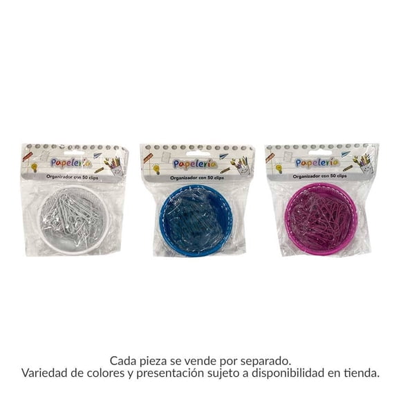 Organizador con Clips Prichos Metal Varios Modelos 1 Pieza
