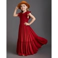 thumbnail image 1 of Ropa para niños Vestido para niñas Vestido largo de encaje para bodas infantiles Vestido grande para presentaciones de piano para anfitrionas infantiles, 1 of 6