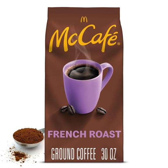 McCafe French Roast, Dark Roast, Ground Coffee, 30 oz