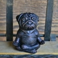 thumbnail image 2 of Meditation Dog Statue, Yoga French Bulldog Statue, Realistic Resin Pug Sculpture Home Decor, Gift for Pug Lovers B, 2 of 5