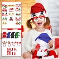 thumbnail image 4 of Christmas Decorations Clearance!! Christmas Decorations Glasses Set Holiday Adult Children Christmas Gift Hat Head Buckle Hoop Pat Ring, 4 of 4