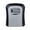 Gray, variant on Key Lock Box Waterproof, Portable 4-Digit Combination Safe Lockbox with Removable Shackle,Capacity Security Key Storage for Home Outdoor