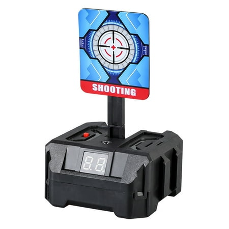 Electronic Shooting Target Scoring Auto Reset Target Shooting Practice Target Description This auto reset shooting target  made from premium material  is durable and practical for long time use. LCD screen is adapted to display the score  convenient to use. Provide excellent sensitivity and shocking sound effect  allowing you to place yourself in a real game. It is a great game for boys girls and teens for birthday parties  family gatherings  Christmas  Halloween or holidays. Features - Color: Assorted Color. - Material: Plastic. - Size: About 15.50X9.00X9.00cm/6.09X3.54X3.54inch. - Made of quality material  it is very durable and practical. - LCD screen is adapted to display the score  convenient to use. - Built-in automatic reset system  bounce automatically  great sound effect  easy to assemble. - Not only you can enjoy shooting training but also improve your shooting skills and shooting accuracy. - This electronic shooting target promotes parent-child communication and exercise children s shooting skills  which can be the great gift for them.