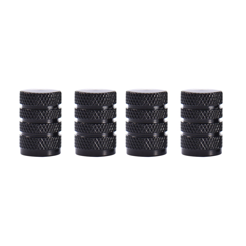 Mercedes Black Gloss Air Valve Dust Caps Car Wheel Tyre Caps 4 x pcs 