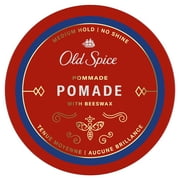 Old Spice Mens Hair Styling Pomade, Matte Finish, Medium Hold, 2.2 oz