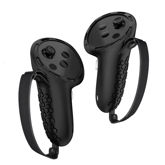 Silicone Controller Grip Covers with Adjustable Straps for 3S NonSlip Protective VR Accessories