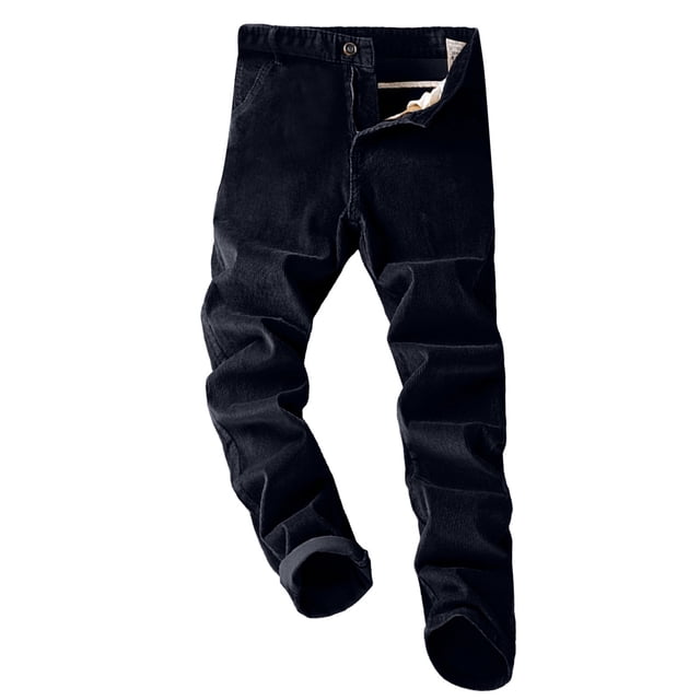 WEAIXIMIUNG Pantalon Habillé pour Homme Coupe Ajustée Brun Pantalon Extensible en Velours Côtelé pour Homme Velours Côtelé pour Homme Pantalon Décontracté Régulier pour Homme Pantalon à Jambe Droite Pantalon