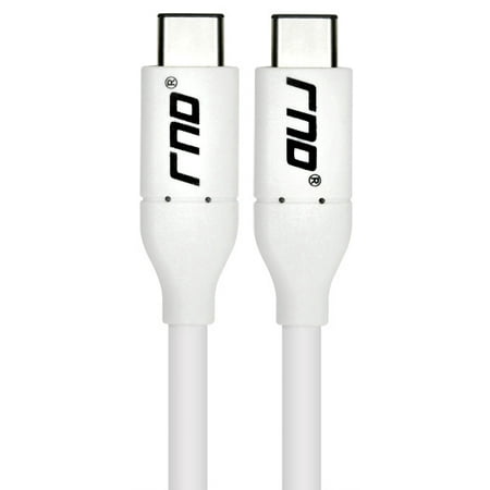 RND Type-C (USB-C 3.1) 3.3ft Cable (Charge 3A/Data Sync 10Gbps) compatible: Apple MacBook, Google (Pixel, Pixel XL), HTC, LG, OnePlus, Samsung Galaxy (S8, S8 Plus) and all Type C devices