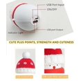 thumbnail image 2 of Chauffe-mains Rechargeable 6000Mah Chauffe-Mains Électrique Portable Banque d'Alimentation USB Réutilisable Double Face Idéal pour Femmes Hommes Extérieur Intérieur, 2 of 5