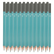 Uxcell 4H Drawing Pencils for Sketching, 24PCS Sketch Pencils for Drawing Art Pencils Graphite Wood Pre-sharpened for Drawing Sketching Artist, Hexagonal, Black Refill, Green/Black Pole