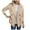 Khaki, variant on GEWSEY Womens Fall Winter Casual Business Wool Blend Coat Loose Double Dressy Blazer Pea Coat (Brown, S)