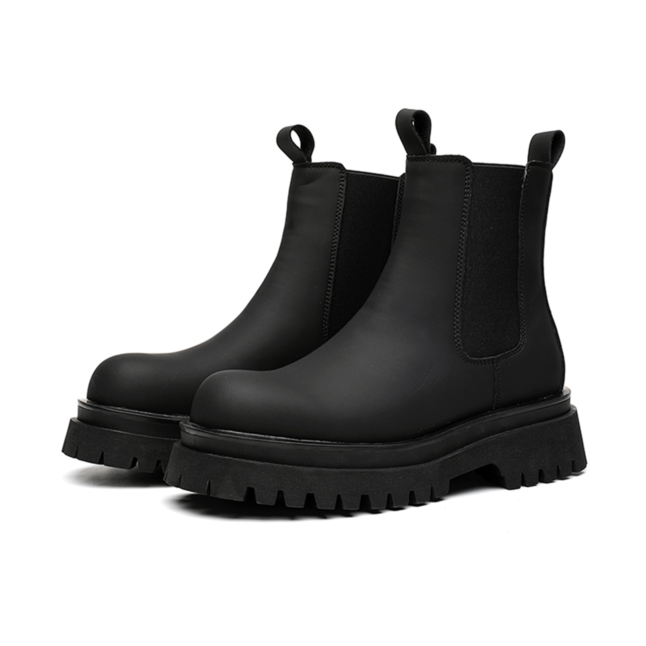 Alfani Men’s Chelsea Boots, Water resistant Alfani Boots Mens Size 9 River Black Leather Slip On Water  main image 4