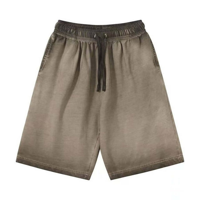 Dagugfen Casual Shorts for Men Plus Size Drawstring Knee Length Loose Fashionable Gym Sports Shorts