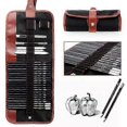 thumbnail image 4 of 29 Pieces Sketching Pencils Sketching Pencils Charcoal Set with Case, 4 of 5