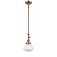 thumbnail image 1 of 206-AC-G322-LED-Innovations Lighting-Olean-3.5W 1 LED Mini Pendant in Industrial Style-6.75 Inches Wide by 11.75 Inches High   Antique Copper Finish, 1 of 1