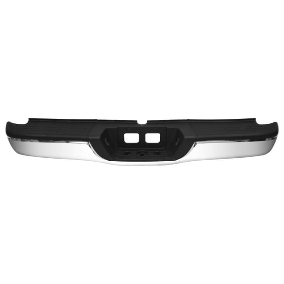 HOUGEET Rear Step Bumper Assembly Chrome Steel Compatible with Toyota Tundra 2000-2006 Fleetside