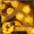 thumbnail image 4 of YUNOVA 9.84FT Battery Powered Shell String Lights - 20 LED Starfish & Seashell Fairy Lights, Ocean Theme Decor for Bedroom, Wedding, Garden Party, Beach Holiday Decorations, 4 of 8