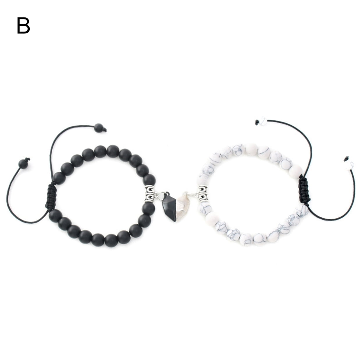 Magnetic Heart Bracelets - Couples Jewelry Gift Set of 2 – Curious Draft