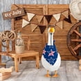 thumbnail image 4 of Tyidzon 4th of July Porch Goose Outfits, 23 inch Waterproof Fade Resistant Goose Costume for Yard Lawn, Independence Day Decor for Outdoor Garden, 4 of 6