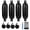 5.5*20 inch, variant on 4 Pack Boat Fenders,16"/20"/23"/27" Inflatable Boat Bumpers for Docking,Dock Bumpers with 4 Ropes,1 Air Pump & 1 Storage Bag,Ideal for 10-35ft Boats,Fishing Boats & Yachts (5.5x20 inch)