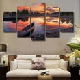 thumbnail image 3 of Large Sunset Wall Art Lighthouse Canvas Printed Nature Scenic Pictures for Bedroom Wall Decor, 3 of 6