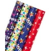 LaRibbons 30 x 10' Wrapping Paper Bundle (4-pack) | Fiesta