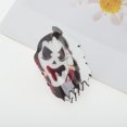 thumbnail image 5 of Unique Bargains 1 Pc Claw Clip Cute Halloween Skull Design Hair Clip Black White, 5 of 5