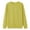 Yellow, variant on YunPes Girls Cotton Sweatshirt Solid Color Long Sleeve Pullover Kids Spring Fall Casual Crewneck Tops Basic Versatile Clothes