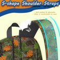 thumbnail image 5 of Camo and Pine Green Pattern 17" Waterproof Oxford School Backpacks for Teens, S-Shape Padded Straps, for School, Travel, Hiking, Camping, 5 of 5