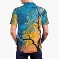 thumbnail image 6 of Salouo Abstract Night Sky Tree for Men's Short Sleeve Polo Shirts,Polo Shirts for Men Performance Short Sleeve Golf Shirt Athletic Casual Collared T-Shirt-Medium, 6 of 8