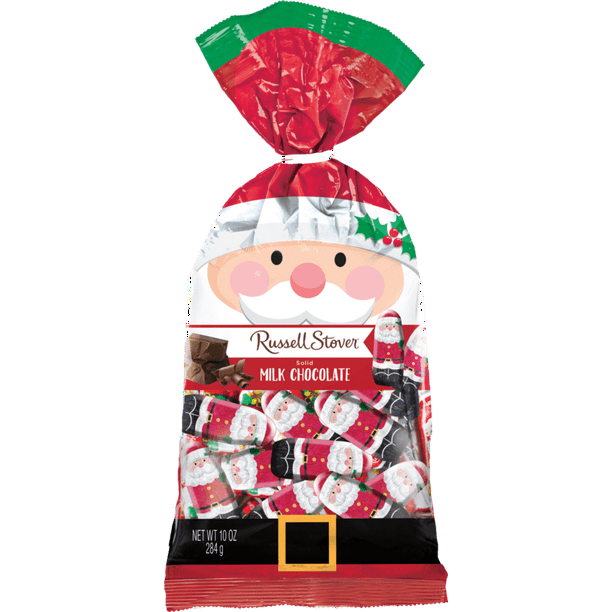 Russell Stover Christmas 2022 Russell Stover Christmas Milk Chocolate Santas Tie Bag, 10-Oz - Walmart.com