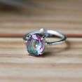 thumbnail image 7 of Mystic Topaz Ring, 925 Silver Ring, Prong Setting Ring, Statement Ring, Bohemian Ring, Cocktail Ring, Purpose Ring, Dainty Ring, Charm Ring, 7 of 7