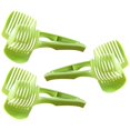 thumbnail image 2 of Huayishang Food Clips Vegetable Slicer With Long Handle Plastic Multi Purpose Lemon Fruit And Vegetable Holder Slicer Handheld Tomato Slice Lemon Round Fashion Other 2/3/4/5PCS, 2 of 9