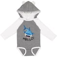 thumbnail image 3 of Inktastic Cute Whale Shark Says Hello Boys or Girls Long Sleeve Baby Bodysuit, 3 of 5