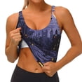 thumbnail image 4 of Lsque Mystery House Halloween Night Printed Women'S Sports Bra, Compression, Moisture Wicking, High-Impact Sports Bra For Women,Supportive sports bra-Large, 4 of 9