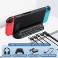 thumbnail image 3 of GKEAPZA TV Dock Station for Nintendo Switch/Switch OLED,Portable 4K HDMI TV Switch Dock Adapter with HDMI USB 3.0 Port and USB C Charging, Travel Docking Station for Nintendo Switch, 3 of 7