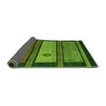 thumbnail image 2 of Ahgly Company Indoor Round Abstract Green Modern Area Rugs, 4' Round, 2 of 4