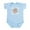 Sky Blue, variant on CafePress - Little Lutheran Infant Bodysuit - Baby Light Bodysuit, Size Newborn - 24 Months
