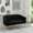 black, variant on SEYNAR Modern Velvet Bucket Loveseat,Upholstered Barrel Accent Sofa and Couch for Living Room,Bedroom,Office
