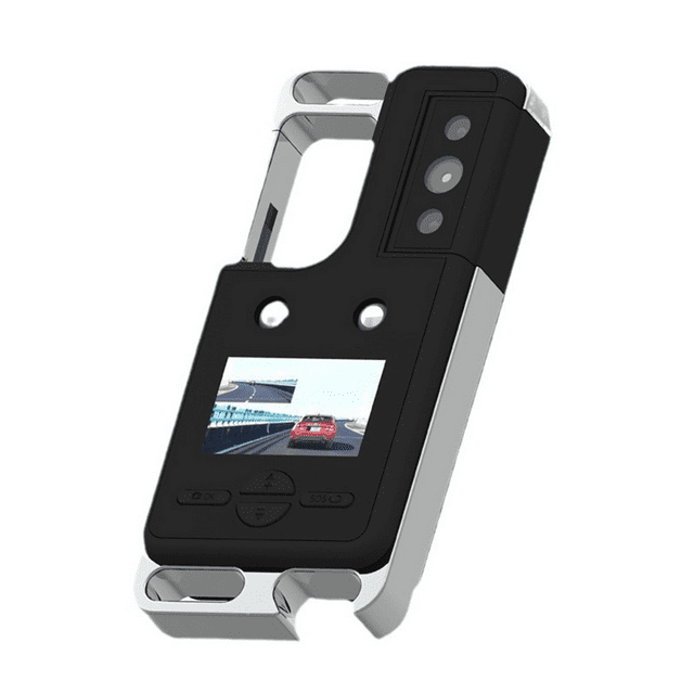 Mini Cámara HD 2K con para Iluminación Exterior, Videocámara Deportiva 1080P, Grabadora de Video con Clip Trasero Impermeable para Motocicletas