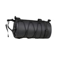 thumbnail image 2 of Bolsa enrollable para manillar de bicicleta, frontal, fácil de instalar, resistente al agua, para cuadro de ciclismo. Negro, 2 of 5