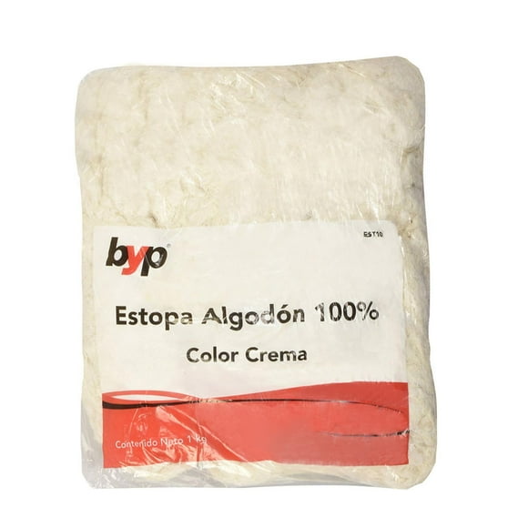 Estopa De Algodón Byp Crema 1 Kg