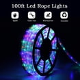 thumbnail image 4 of Luces LED tipo cuerda Buyagn, 30 m, impermeables, multicolores, para exteriores, 4 of 7