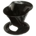 Melitta PourOver Filter Cone Coffeemaker Black