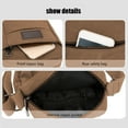 thumbnail image 6 of TFYZYY Canvas Shoulder Bag Men's Crossbody Bag Large Capacity Casual Tote Eco-Friendly Lightweight Durable for Travel Exercise Market Shopping, 6 of 6