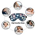 thumbnail image 7 of Naloa Dental Print Sleep Mask for Sleeper, Light Blocking Sleeping Eye Mask for Women Men, Eye Shade with Adjustable Strap for Travel, Nap,Meditation, 7 of 7